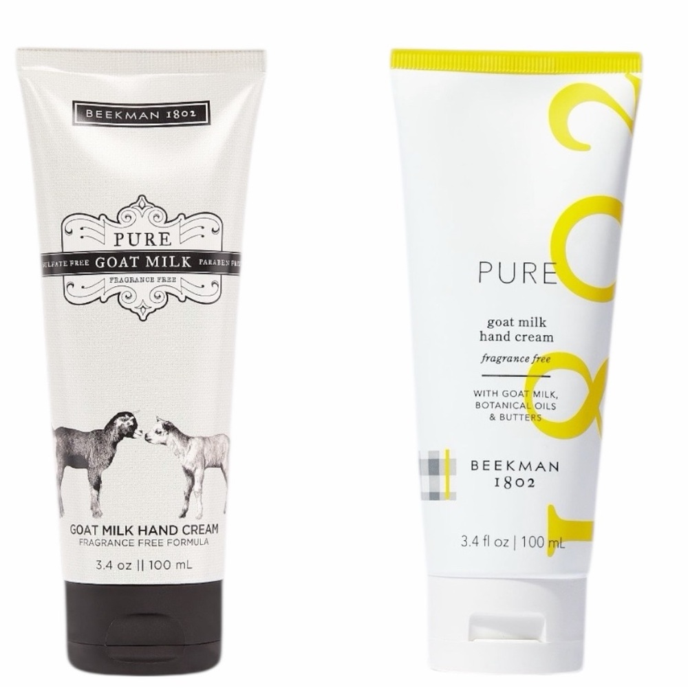 Beekman 1802 Pure Goat Milk Skincare Gift Set Hand Cream Soap Body Cream NWOT - Picture 2 of 6